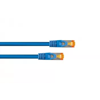 KABELMEISTER Cat.7 S/FTP patch kabel, RJ45, TPE plášť, bez halogenů, modrý, 5m
