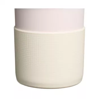 Sada STANLEY The Quencher Boot + Straw Topper, ochranné silikonové příslušenství pro tumbler 1,18l, Light Cream