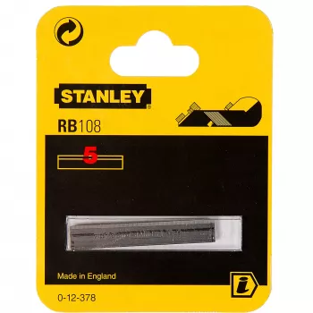 STANLEY náhradní hoblíky pro RB10 a RB5, rovná čepel, 10 ks, ocel SK5, šířka 44 mm