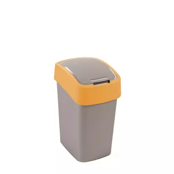Curver Flip Bin odpadkový koš 25L, stříbrný/žlutý