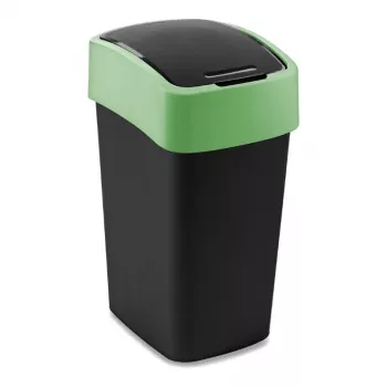 Curver Flip Bin 25L odpadkový koš černý/zelený
