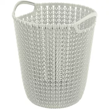 Koš na papír CURVER Knit 7l bílý 23x24x27cm