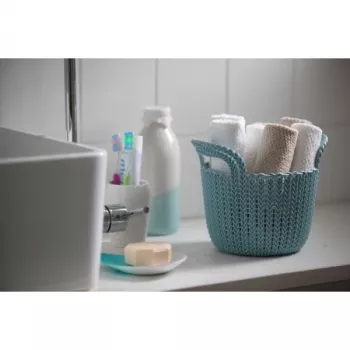 CURVER Basket Knit XS Round 3L White 23x19x19cm