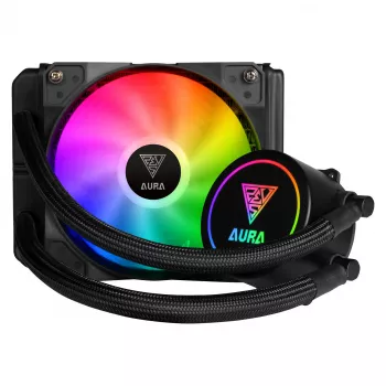 GAMDIAS Aura GL120 120mm ARGB AIO kapalinový chladič CPU 16321-01600-30000-G