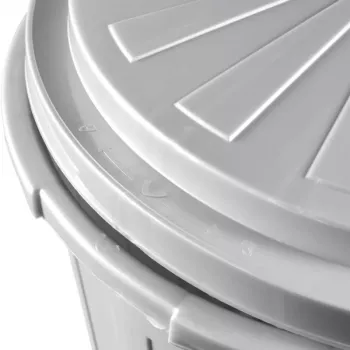 keeeper Mats Maxi Waste Container 50L, Ø50 x 55 cm, Silver