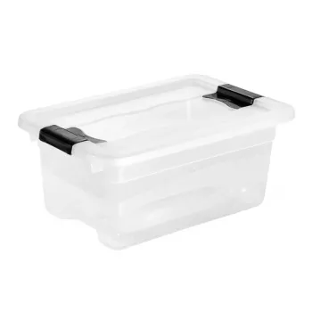 keeeper Crystalbox Cornelia Storage Box with Lid, 4 L, 29.5 x 19.5 x 12.5 cm, Transparent