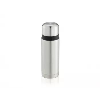 LEIFHEIT Thermos Coco 0.75L Vacuum Insulated Flask, Stainless Steel with Glass Inner, Silver
