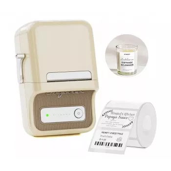 NIIMBOT B21 White Wireless Label Printer 203 dpi Bluetooth