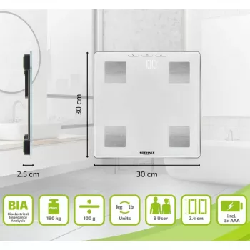 SOEHNLE Shape Sense Connect Lite váha na analýzu těla s Bluetooth a aplikací