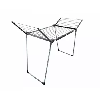 Sušák na prádlo LEIFHEIT Pegasus 180 Solid Black, 18 m šňůry, skládací, nerezavějící, interiér/exteriér