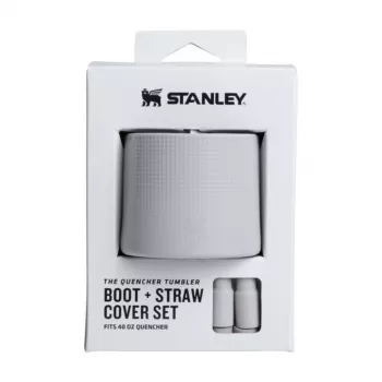 Návlek a nástavec na brčko STANLEY The Quencher Boot + Straw Topper 1,18 l, světle šedý