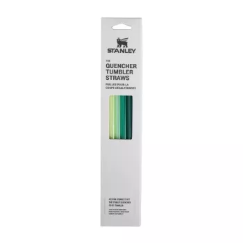 Sada brček STANLEY, 4 ks, pro The Quencher Travel Tumbler 0,89 l, opakovaně použitelná plastová brčka bez BPA, zelená