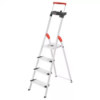 Hliníkový domácí žebřík HAILO L85 ComfortLine, 4 stupně