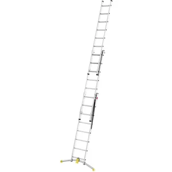HAILO Kombinovaný žebřík HobbyLOT hliník 2x8 + 1x9 příček