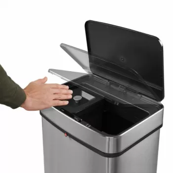HAILO Öko Vario XL systém na třídění odpadu, 2x25L, nerezová ocel
