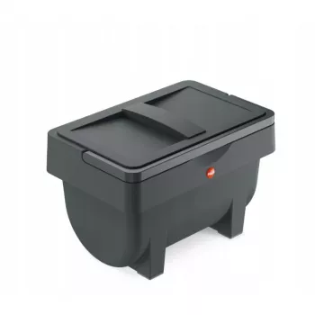 HAILO ÖkoMini S 4L pedálový koš na odpad, šedý