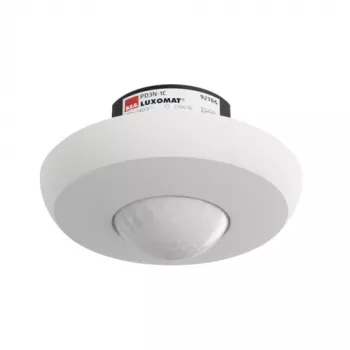 BEG 92186 stropní PIR detektor pohybu PD3-UP-1C RAL9010, 1kanálový, podomítkový, čistě bílý