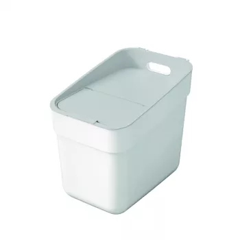 Curver Ready To Collect 20L Recycling Bin White/Light Grey