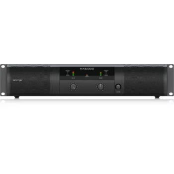 Behringer NX6000 Class-D koncový zesilovač 2 x 3000W při 4 Ohmech s DSP, černý