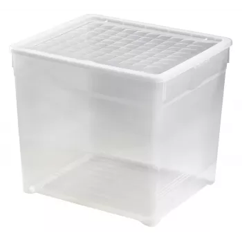 CURVER Textilní box s víkem 33L transparentní 39,5x34,2x34,3cm