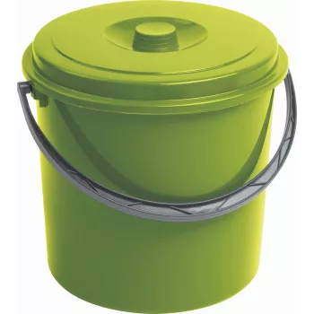 CURVER Kbelík s víkem 16L zelený