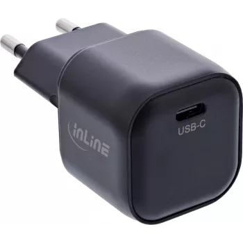 InLine USB-C GaN napájecí adaptér 100W PD PPS AVS černý