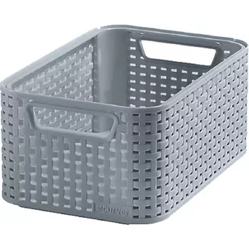 Úložná krabice CURVER Box Style S 28,5x19,4x13 cm světle šedá