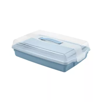 CURVER Smart To Go obdélníková přepravní krabice na dort 45 x 29,5 x 11,1 cm modrá