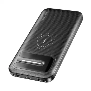 LogiLink PA0343RF bezdrátová powerbanka 10000 mAh černá
