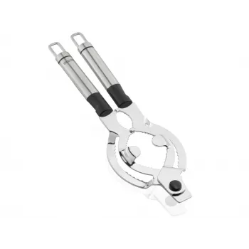 LEIFHEIT ProLine Jar Opener Stainless Steel Adjustable Grip for Lids 2.5-10 cm Silver/Black