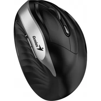 Genius Ergo 8250S bezdrátová myš, 1600 DPI, černá/stříbrná
