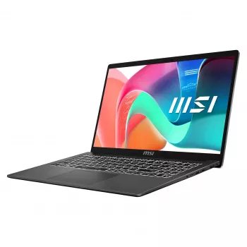 MSI Modern 15 F1MG-1246FRNN notebook, 15,6 inch Full HD IPS, Intel Core 5 120U, 16 GB DDR4, 512 GB SSD, Windows 11 Pro, francouzská klávesnice AZERTY