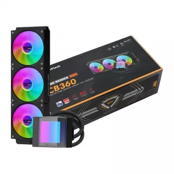 DarkFlash CB360 360mm ARGB kapalinový chladič CPU - černý