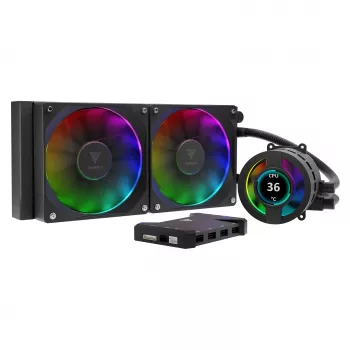Gamdias Chione P3-240U kapalinový chladič CPU