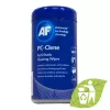 Univerzální čisticí utěrky AF APCC100 ECO PC-Clene pro pracovní prostory, 100 utěrek, antistatické, bez alkoholu, nepouštějící vlákna