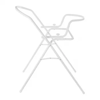 KEEEPER Universal Bathtub Stand Dawid White - Height Adjustable, Foldable, Fits 84-100cm Baby Baths