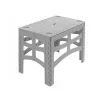 Skládací outdoorový stůl keeeper Timo L, Nordic Grey, 70 x 45 x 55 cm, nosnost 80 kg