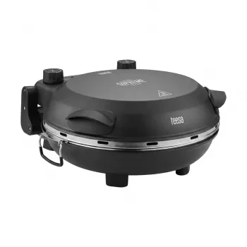 TEESA SUPREME FUN pizza pec 1200W, 400°C, dvojitá topná tělesa, černá