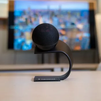 THRONMAX Fireball Dynamic USB Podcast Microphone, Cardioid, 48 kHz/16-bit, with Headphone Monitoring, Black