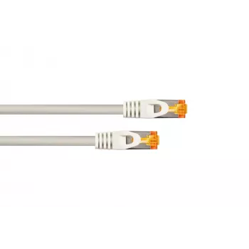 KABELMEISTER Cat.7 RJ45 patch kabel, 10 m, šedý, TPE, bez halogenů