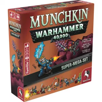 Karetní hra Pegasus Munchkin Warhammer 40K Super Mega Set