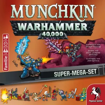 Karetní hra Pegasus Munchkin Warhammer 40K Super Mega Set