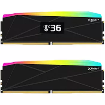 V-Color Manta XFinity+ aRGB 32 GB (2 x 16 GB) DDR5-6400 CL32 sada pamětí pro stolní počítače, Intel XMP 3.0 / AMD EXPO, černá