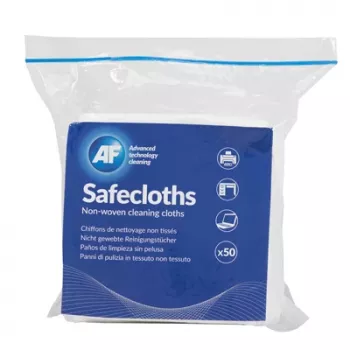 Čisticí utěrky AF Safecloths 34cm x 32cm 50 ks nepouštějící vlákna na obrazovky a optiku