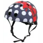 Multisportovní helma pro děti Hornit POM913 Polka Dot, 53-58 cm, černá/modrá/červená/bílá
