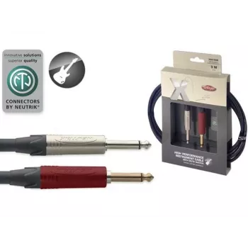 Stagg XGC3SW 3m nástrojový kabel s 1/4