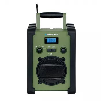 Blaupunkt PP35BT survival přenosné rádio s Bluetooth, solárním panelem, ruční klikou, powerbankou, svítilnou