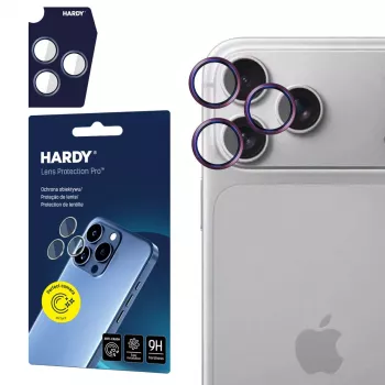Ochrana objektivu 3MK PROTECTION Apple iPhone 18 Pro / 18 Pro Max HARDY Lens Protection Pro Deep Cherry