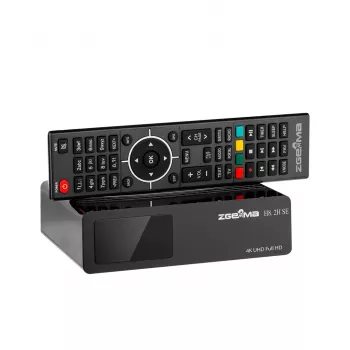 Kombinovaný tuner INNE Zgemma H8SE Linux WiFi 4K UHD satelitní a pozemní přijímač