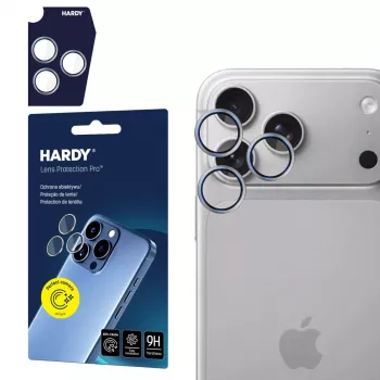 Ochrana objektivu 3MK PROTECTION Apple iPhone 18 Pro / 18 Pro Max HARDY Lens Protection Pro stříbrná
